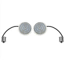 1156 Rear LED Turn Signal Insert Lights for Dyna Touring Street Road Glide 883 Generic