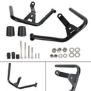 Black Engine Protection Guard Frame Crash Bars Iron Fits For Tr Trident 660 21 Generic