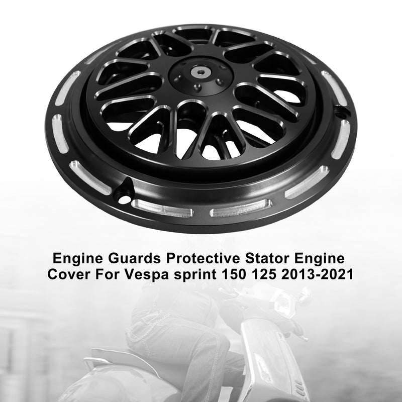 2013-2021 Vespa Sprint 150 125 Cnc Engine Protector Covers Fairing