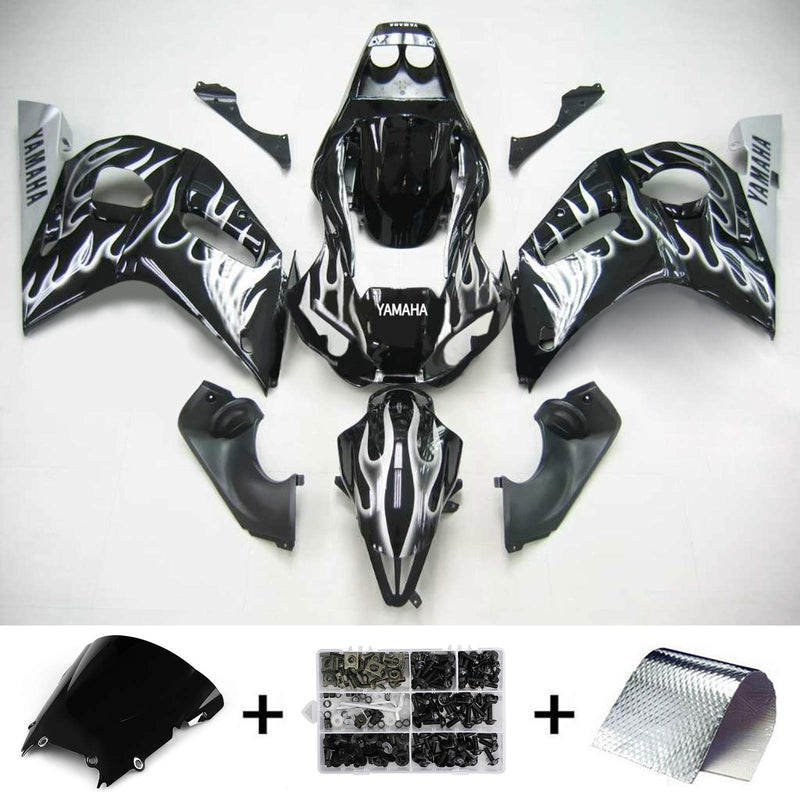 Injection Fairing Kit Bodywork Plastic ABS fit For Yamaha YZF 600 R6 1998-200 Generic