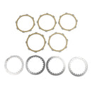 Clutch Kit Iron& Friction Plates fit for Yamaha XT125 RT100 RS100 TZR80 YBR125