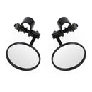 Old style Clamp on Mirror 3" Round Mirrors For Cafe Racer Chopper Bobber PAIR Generic