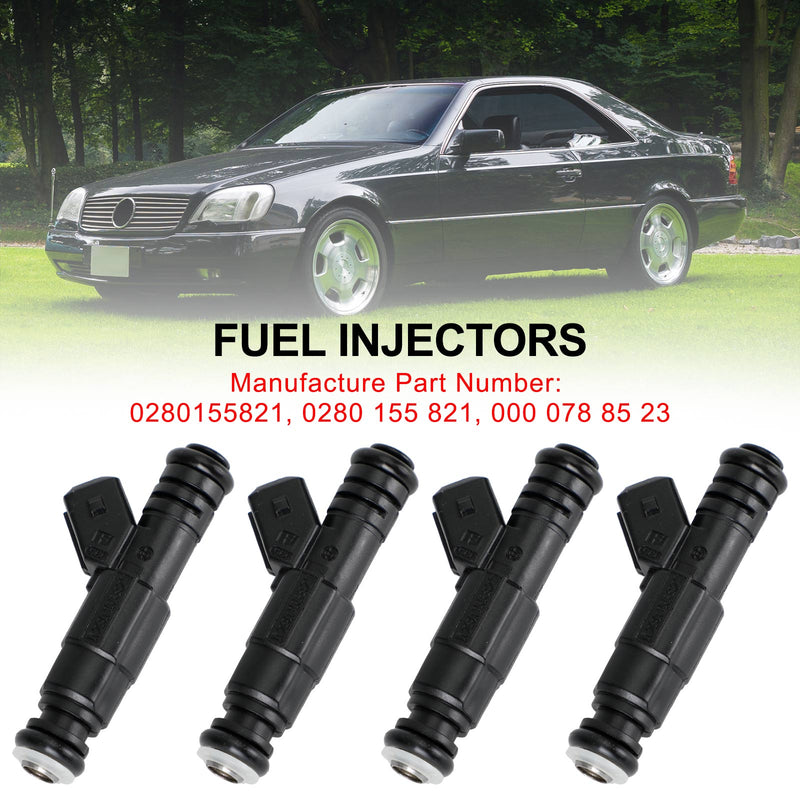 4PCS Mercedes-Benz W124 R129 W140 W202 W210 Fuel Injector 0280155821