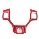 Carbon Fiber ABS Interior Steering Wheel Panel Cover Trim For Ram10-17 Generic