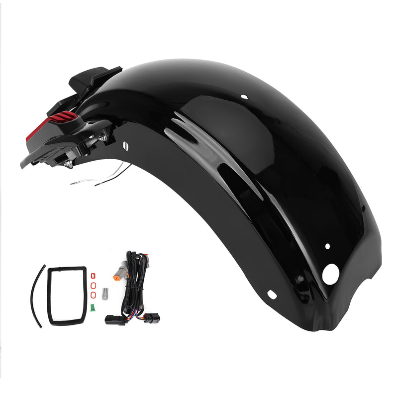 LED Rear Fender System For Harley Touring Road King Glide 14-Up CVO Style Generic