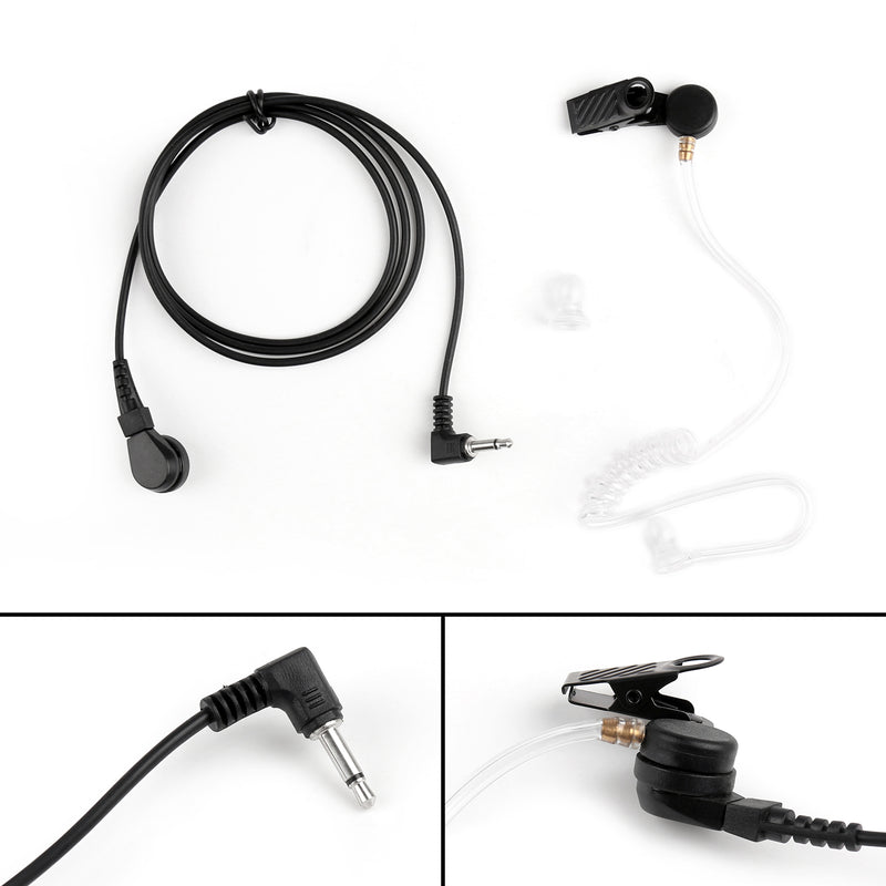 3.5mm Listen Only Security Covert Acoustic Tube Headset For MP3 MP4 Phone