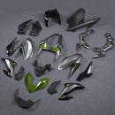 Fairing Fit for Kawasaki Z900 2017-2019 Silver Green Injection Plastic Bodywork