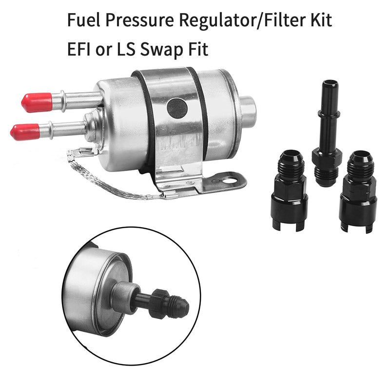 Fuel Pressure Regulator/Filter Kit AN6 fittings EFI or LS Swap Fit For C5 Corvette Generic