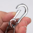 Chrome Metal Spring Steel Pull Chain keyring keychain key chain pendant Key Generic