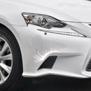 Porsche Volkswagen Beetle Black Car Headlight Eyelash Sticker Eyebrow Decal