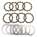 Clutch Kit Iron& Friction Plates fit for Yamaha TT500 SR400 SR400SP SR500 Generic