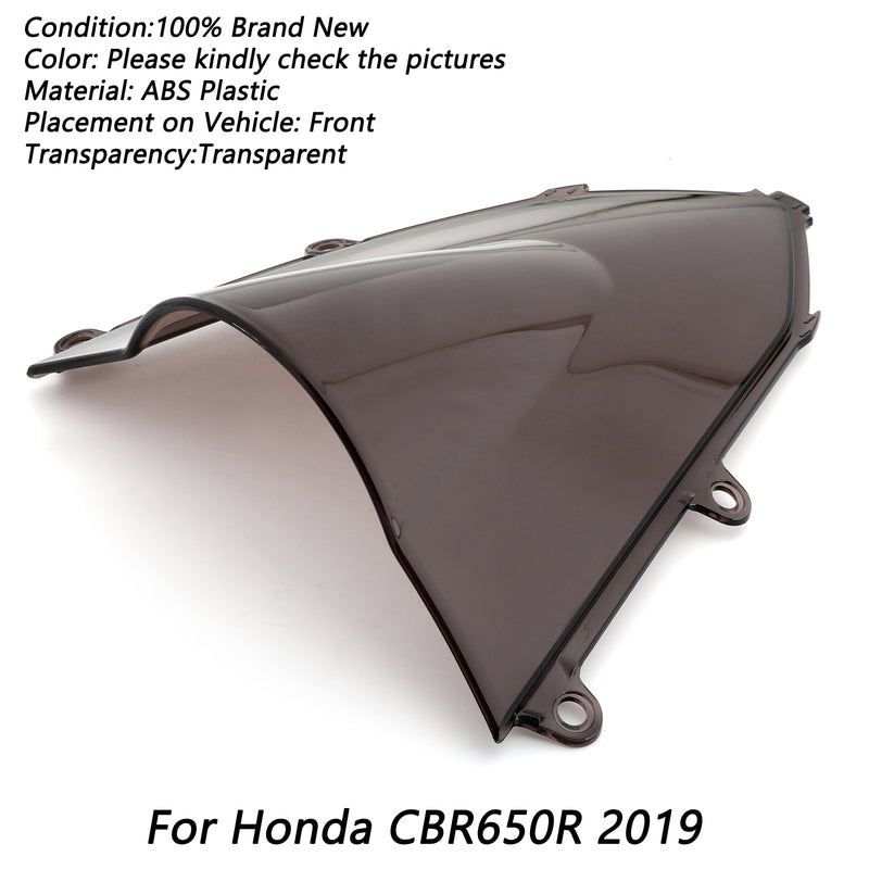 Windshield Windscreen For Honda CBR650R CBR 650 R 2019-2022 Generic