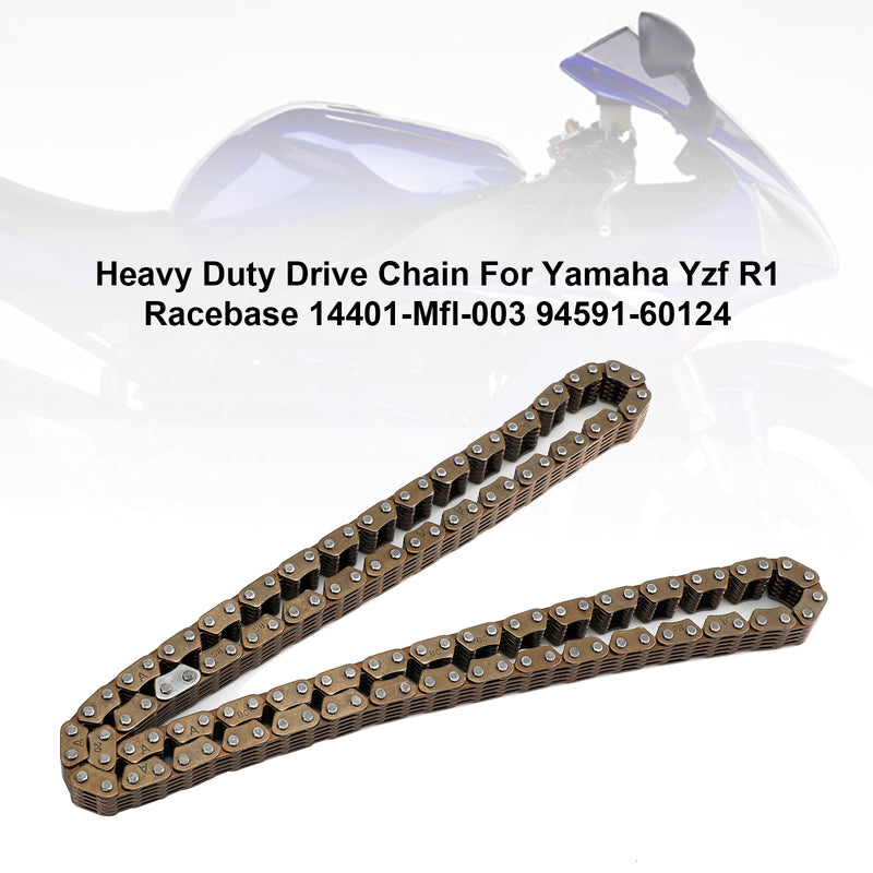 Yamaha Yzf R1 Racebase 14401-Mfl-003 94591-60124 Heavy Timing Drive Chain