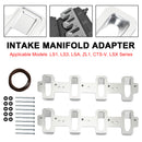 551316 LS1, LS3, LSA, ZL1, CTS-V, LSX Series Cathedral Port Cylinder Head to Rectangle Port Intake Manifold Adapters