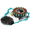 Magneto Stator + Voltage Rectifier + Gasket For Yamaha YFM450 Grizzly 450 07-16 Generic