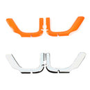 2pcs ABS Trunk Sundry Net String Bag Frame Trim For Renegade 2011+ 2Door Silver/Orange