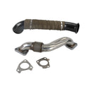 2004.5-2010 GMC SIERRA 3500 6.6L LLY LBZ LMM Duramax Diesel Turbo Down Pipe Passenger Side Up Pipe