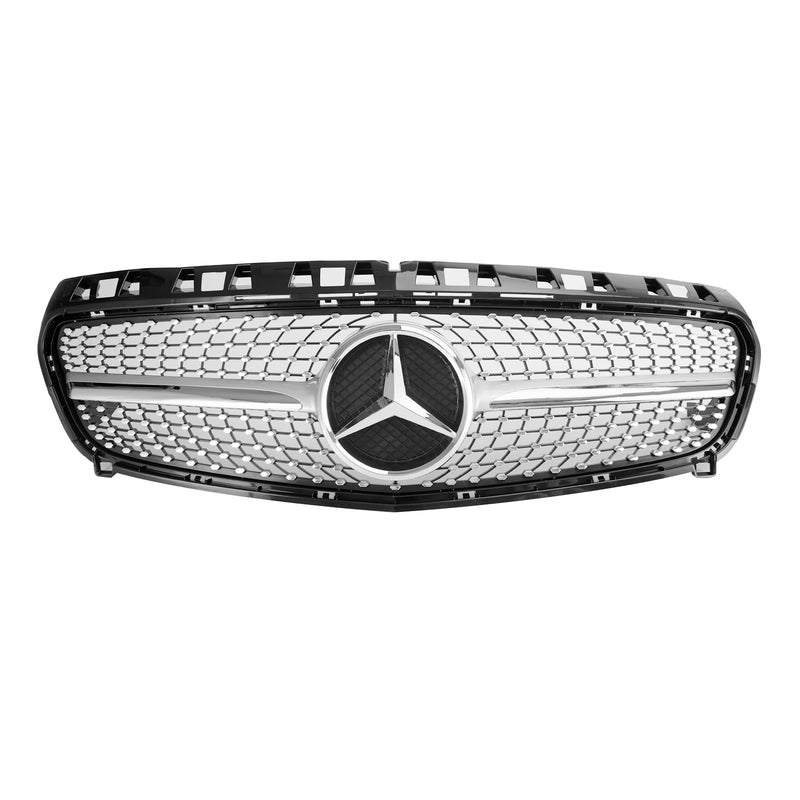 Mercedes Benz A CLASS W176 2013-2015 Front Bumper Grille Grill Black/Chrome