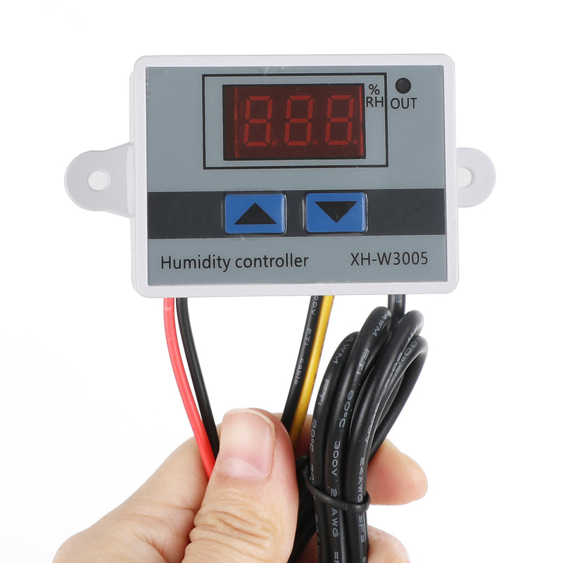 XH-W3005 12V 24V 110-220V Digital Humidity Controller Hygrometer Switch