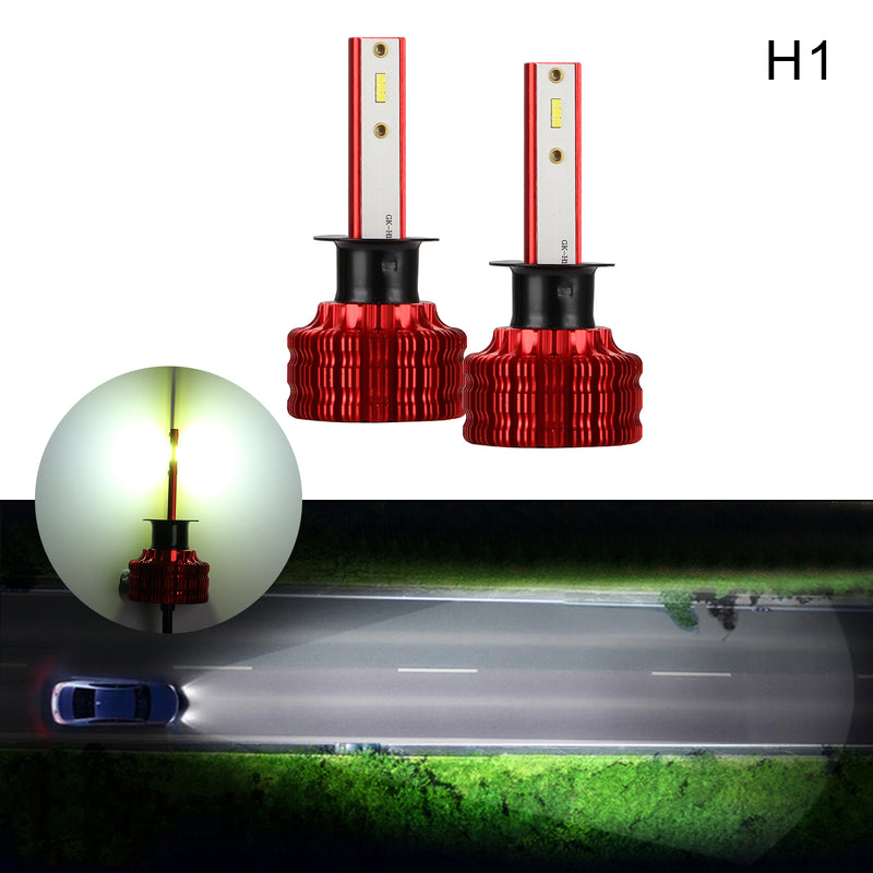 2PCS LED Headlight Kit Bulbs 6500K Driving Light Fog Lights Super Bright Generic