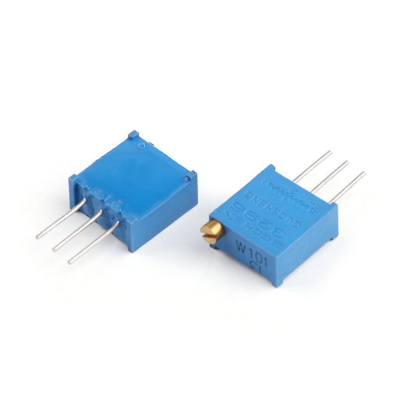 4Set 3296W Adjustable Potentiometer Precision 100R-2M Adjust Resistor 12 Values