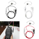 2 Pin Earhook Earpiece Headset PTT Mic For Kenwood HYT BaoFeng Radio 3Colour