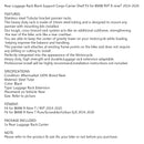 Rear Carrier Luggage Rack Black Fit for BMW R 1200 NineT Scrambler 2014-2020 Generic