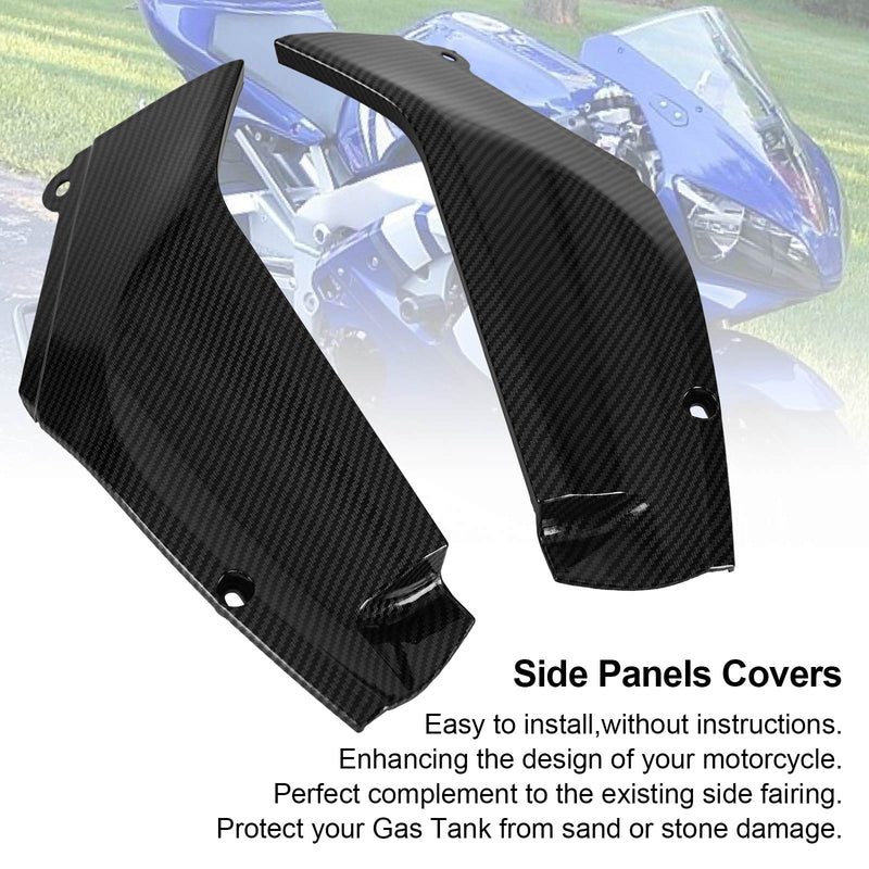 Gas Tank Side Trim Cover Panel Fairing Cowl for Yamaha YZF R1 1998-2001 Carbon Generic