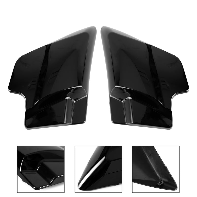 Black Stretched Left Right Side Covers Panel Fit for Harley Touring 2009-2019 Generic
