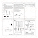 Solar Powered Fountain Water Pump Night Floating Garden Bird Bath Kit