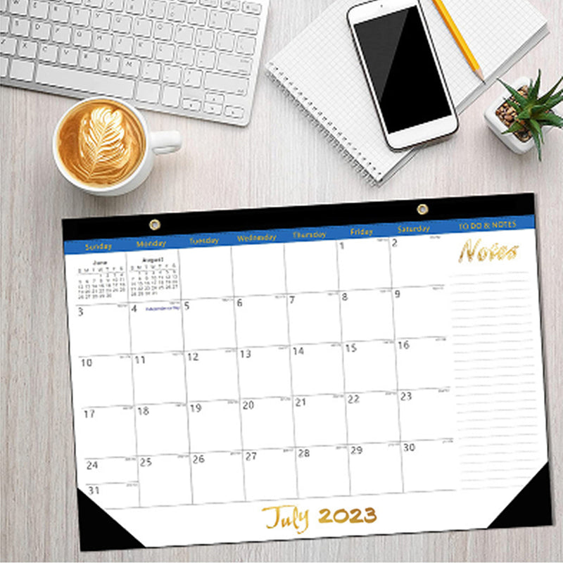 2023.1-2024.6 Calendar Brownline Home Office Monthly Desk Pad Calendar