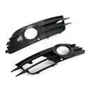 Front Bumper Lower Fog Light Grills Left+Right For Audi A6 C7 2012-2015 Generic