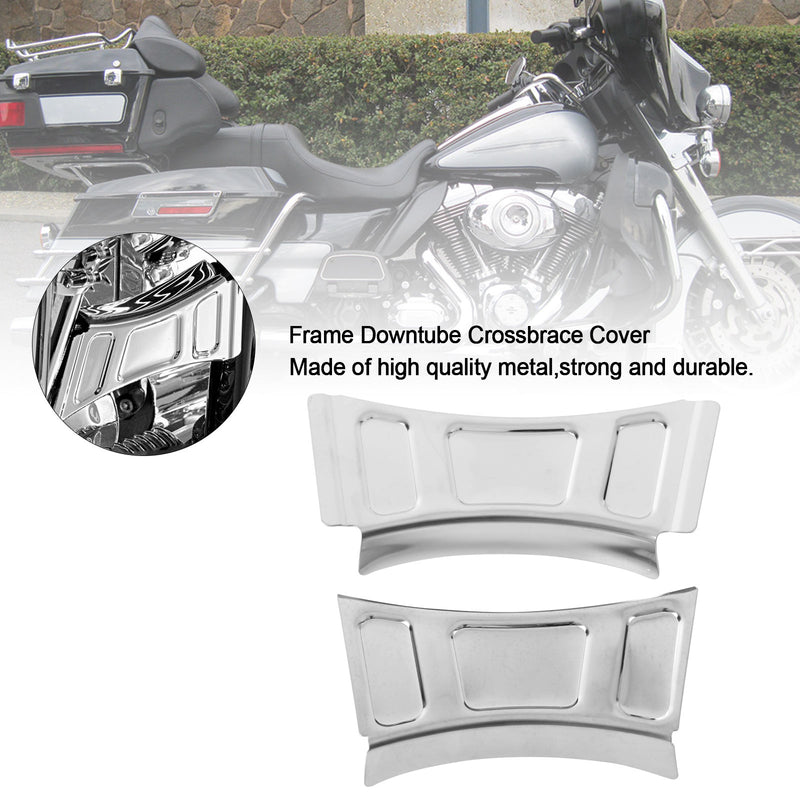 Frame Downtube Crossbrace Cover Accent Trim Fit for Touring Street Glide 1999-2013 Generic