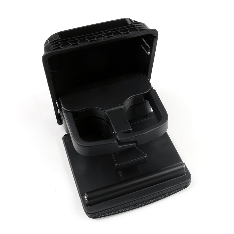 Rear Armrest Central Console Cup Holder For VW Jetta Gti MK5 Golf MK6 Black Generic
