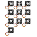 10PCS DC Brushless Cooling PC Computer Fan 12V 7010s 70x70x10mm 0.15A 3 Pin Wire