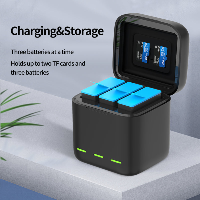 Battery Storage Charging Box Fits For Gopro Hero9/10