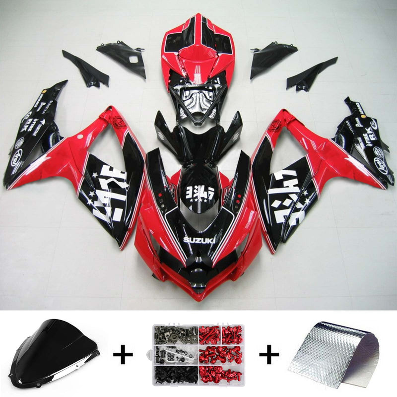 Suzuki GSXR 600/750 2008-2010 Fairing Kit Bodywork Plastic ABS K8