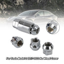 Tesla Model S/3/X/Y All Year Chrome M14鑴?.5 4PCS Wheel Lock Lug Nut