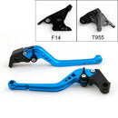 Long Brake Clutch Levers For Triumph Speed Triple Four DAYTONA 955i Black Generic