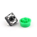 100 Pairs Tact Switch + Round Button Cap Micro Switch 12*12*7.3MM 5 Color Kit