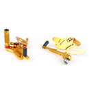 CNC Adjustable Rearset Foot Rest Peg Rear Set For Suzuki GSXR1000 2009-2016 Blac Generic