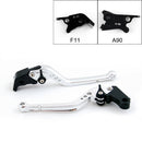 Long Brake Clutch Levers For KTM 690 Duke R 2014-2016 (F11/A90) Black Generic