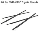 2009-2013 Toyota Corolla Door Weatherstrip Belt Seal Window Moulding Trim