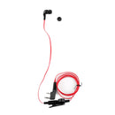 5x Headset Earpiece For Kenwood BAOFENG TYT LINTON UV-5R TG-UV2 Two Way Red