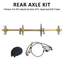 Various ATV Quad Go Kart Rear Live Axle Kit Sprocket Brake Wheel Brake Assembly