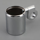Motorcycle ATV Chrome Cup Holder Fit for 7/8" 1" 1-1/4" Handlebar Universal Generic