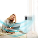 Evaporative 15L (4 Gal) Portable AC Fan with Anion Humidity Control & Remote