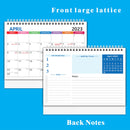 2023.1-2023.12 Month To View Stand Up Desk Office Top Calendar Planner
