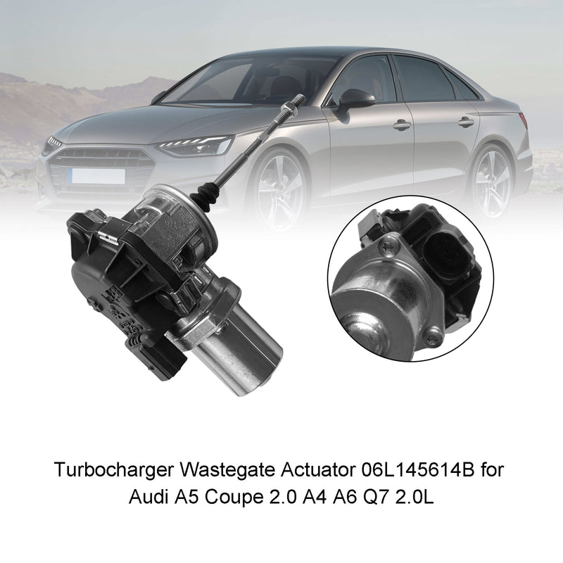 Turbocharger Wastegate Actuator 06L145614B for Audi A5 Coupe 2.0 A4 A6 Q7 2.0L Generic