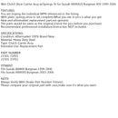 Complete Clutch Shoes Weight Set & Spring for Suzuki Burgman AN400 AN400S 99-06 Generic